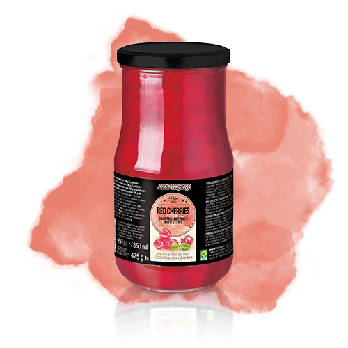 Ciliegie rosse per cocktail